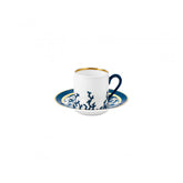 SET TAZZA MOKA 6PZ CON PIATTINO CRISTOBAL BLU RAYNAUD