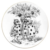 PIATTO PICCOLO ALICE NEL PAESE DELLE MERAVIGLIE CARDS PAINTING TREE PLATE RORY DOBNER