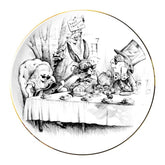 PIATTO PICCOLO ALICE NEL PAESE DELLE MERAVIGLIE MAD HATTER TEA PARTY PLATE RORY DOBNER