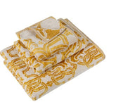 COMPLETO ASCIUGAMANI 2PZ LOGO GOLD ROBERTO CAVALLI