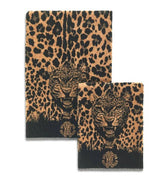 COMPLETO ASCIUGAMANI 2PZ WILD JAGUAR BRUCIATO ROBERTO CAVALLI