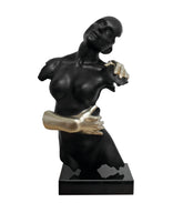 SCULTURA ABBRACCIO SILENZIOSO AMBIENTI GLAMOUR