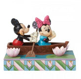 SCULTURA MICKEY AND MINNIE LOVE ROWBOAT ENESCO
