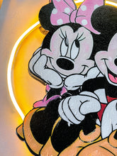 QUADRO CON LED MINNI E TOPOLINO AMBIENTI GLAMOUR