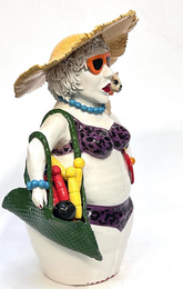 SCULTURA GIOCA GIOCA IN SPIAGGIA FUTURO D'ARTE