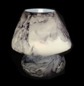 LAMPADA DA TAVOLO IN VETRO DIPINTA STARDUST INDIAWORLD