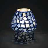 LAMPADA DA TAVOLO IN VETRO MOSAICATA COLORS OF LIFE INDIAWORLD