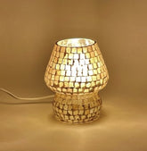 LAMPADA DA TAVOLO IN VETRO MOSAICATA ARTIST'S YELLOW INDIAWORLD