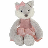 SELENA LA VOLPE GRIGIA VESTITO ROSA PURE BY COUNTRY