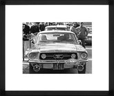 QUADRO JHONNY HALLYDAY FORD MUSTANG