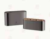 SET 24 PZ. CONCORDE CASE BLACK CHRISTOFLE