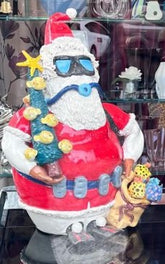 SCULTURA BABBO NATALE SUBACQUEO FUTURO D'ARTE