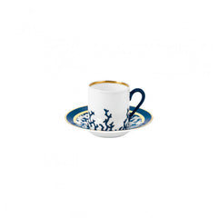 SET TAZZA MOKA 6PZ CON PIATTINO CRISTOBAL BLU RAYNAUD