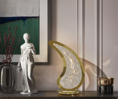 LAMPADA DA TAVOLO LINE SHUAE RIFINITURA ORO K-LIGHTING