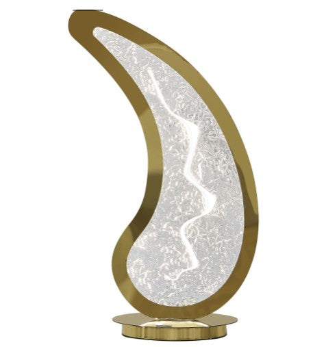 LAMPADA DA TAVOLO LINE SHUAE RIFINITURA ORO K-LIGHTING