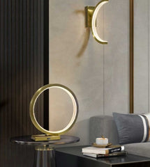 LAMPADA DA TAVOLO FREIA FINITURA ORO K-LIGHTING
