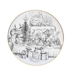 PIATTO PICCOLO ALICE NEL PAESE DELLE MERAVIGLIE CHRISTMAS DINNER PARTY PLATE RORY DOBNER