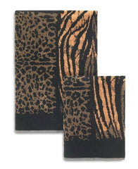 COMPLETO ASCIUGAMANI 2PZ AFRICAN ZEBRA BRUCIATO ROBERTO CAVALLI