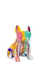 BULLDOG CON OCCHIALI DA SOLE SEDUTO ATELIER DESIGN