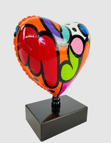 SCULTURA CUORE PALLONCINO ATELIER DESIGN