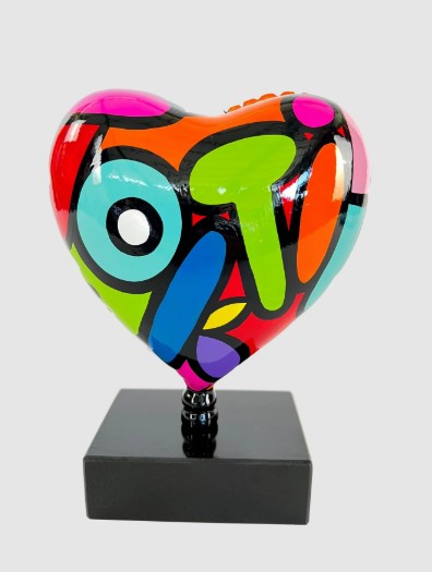 SCULTURA CUORE PALLONCINO ATELIER DESIGN