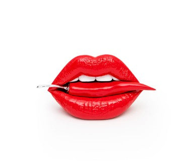 SCULTURA MINI BOCCA PEPERONCINO ROSSO SEQUENZE