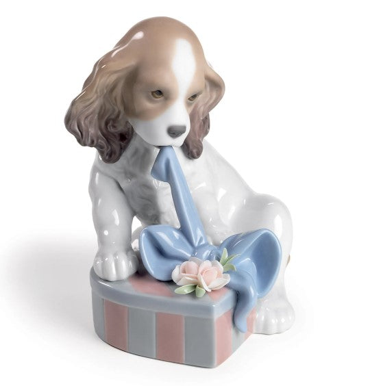 SCULTURA CANE SONO IMPAZIENTE LLADRO'