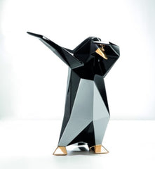 DAB PENGUIN NERO LUCIDO E DETTAGLI ORO LUCIDO BOSA