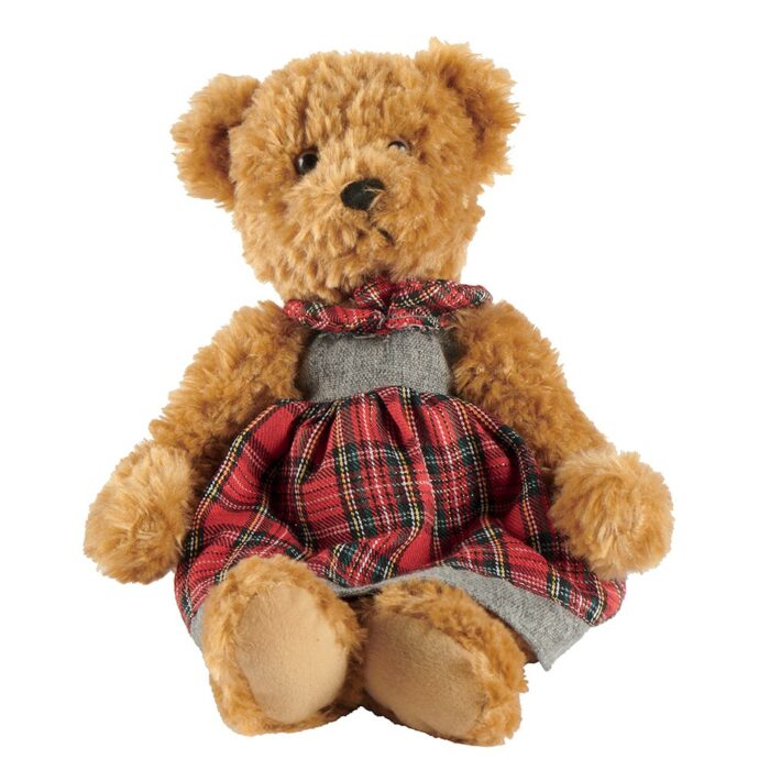 RHEANE L'ORSO CON VESTITO ROSSO PURE BY COUNTRY CASA