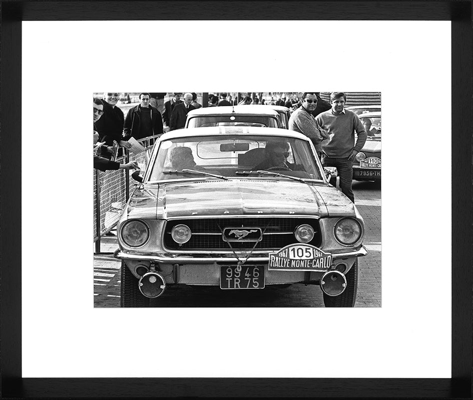 QUADRO JHONNY HALLYDAY FORD MUSTANG