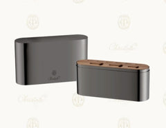 SET 24 PZ. CONCORDE CASE BLACK CHRISTOFLE