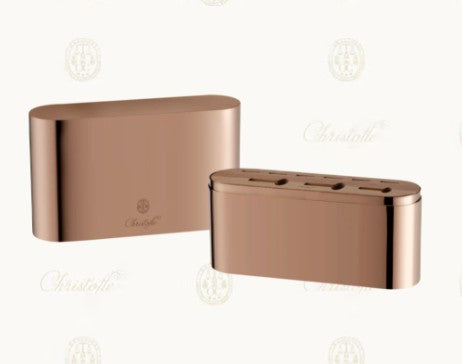SET 24 PZ. CONCORDE CASE COPPER CHRISTOFLE