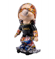 SCULTURA GARCON SKATTEUR LACORNE DECORATION