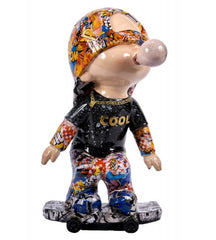 SCULTURA GARCON SKATTEUR LACORNE DECORATION