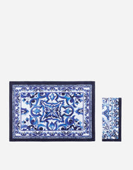 SET TOVAGLIETTA + TOVAGLIOLO MAIOLICA BLU DOLCE & GABBANA