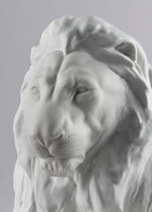 SCULTURA LEONE CON CUCCIOLO LLADRO'