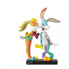 FIGURINA BRITTO LOLA KISSING BUGS BUNNY ENESCO