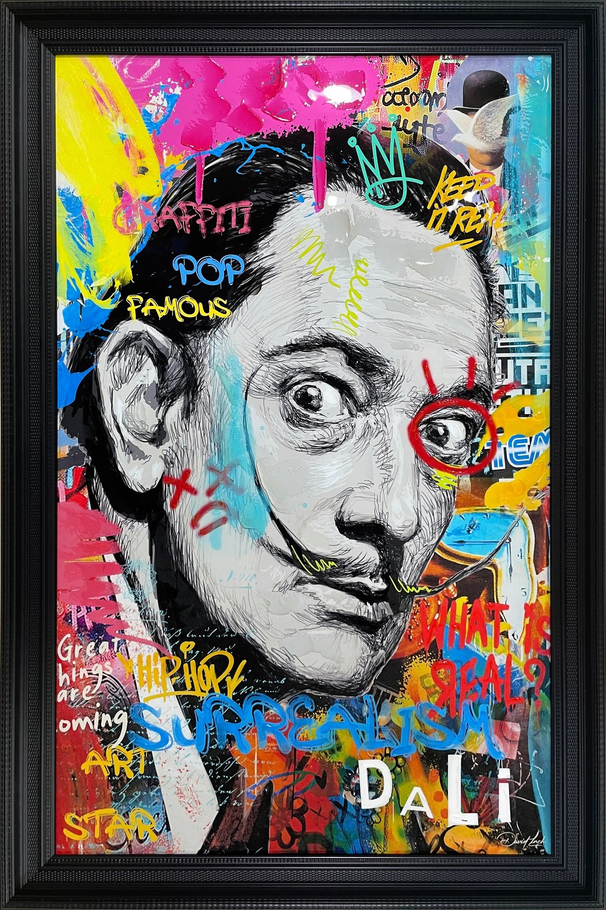 QUADRO SALVADOR DALI' ATELIER DESIGN